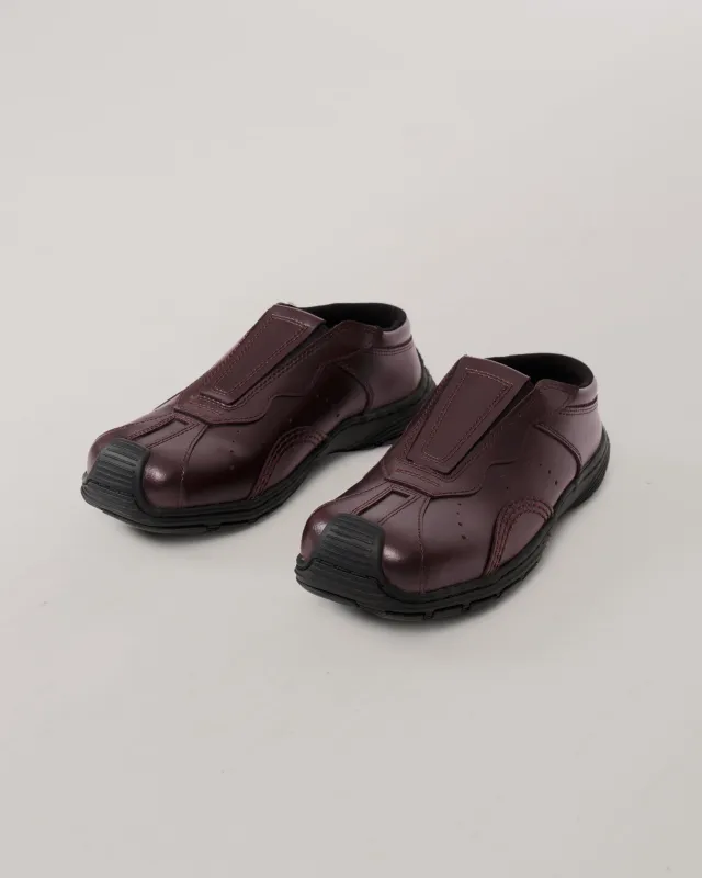 Aurix Slip On Mule in Oxblood Leather made by Dr. Martens