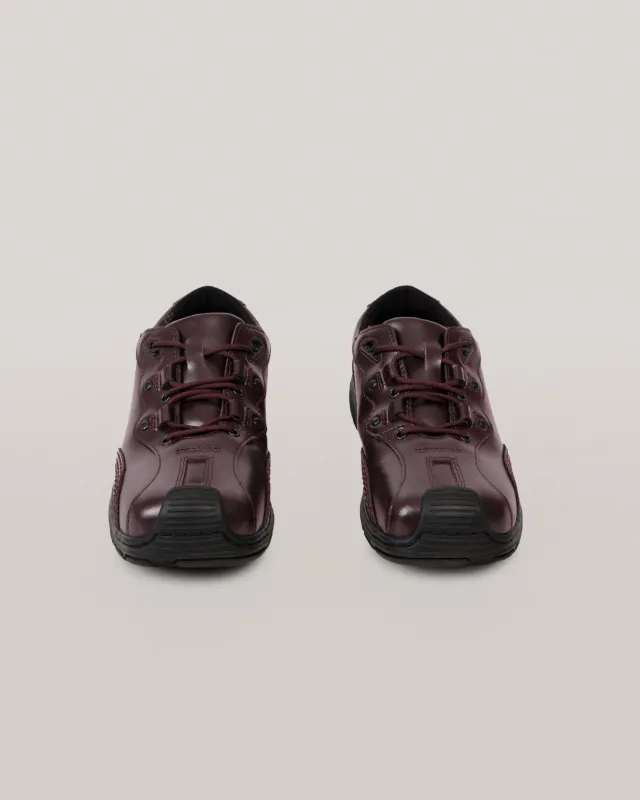 Aurix 5i Lace Up in Oxblood Leather made by Dr. Martens