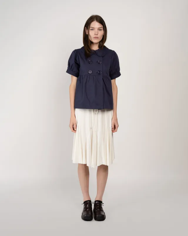 Ava Skirt in White made by Cafe Forgot