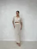 LIZA Knitted Crochet Maxi Co Ord (3 colours) sold by Talliah Rose UK