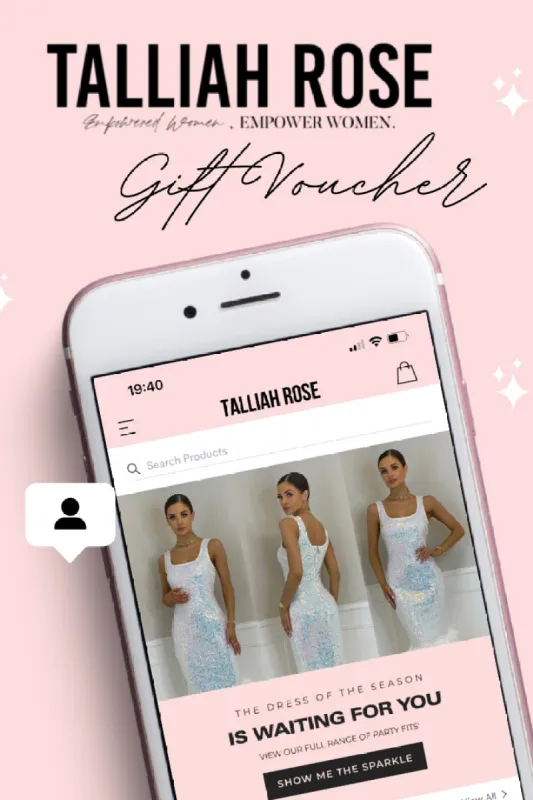 Talliah Rose Gift Card sold by Talliah Rose UK