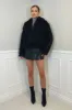 LEXI High Waisted Premium Faux Leather Skort in Black sold by Talliah Rose UK