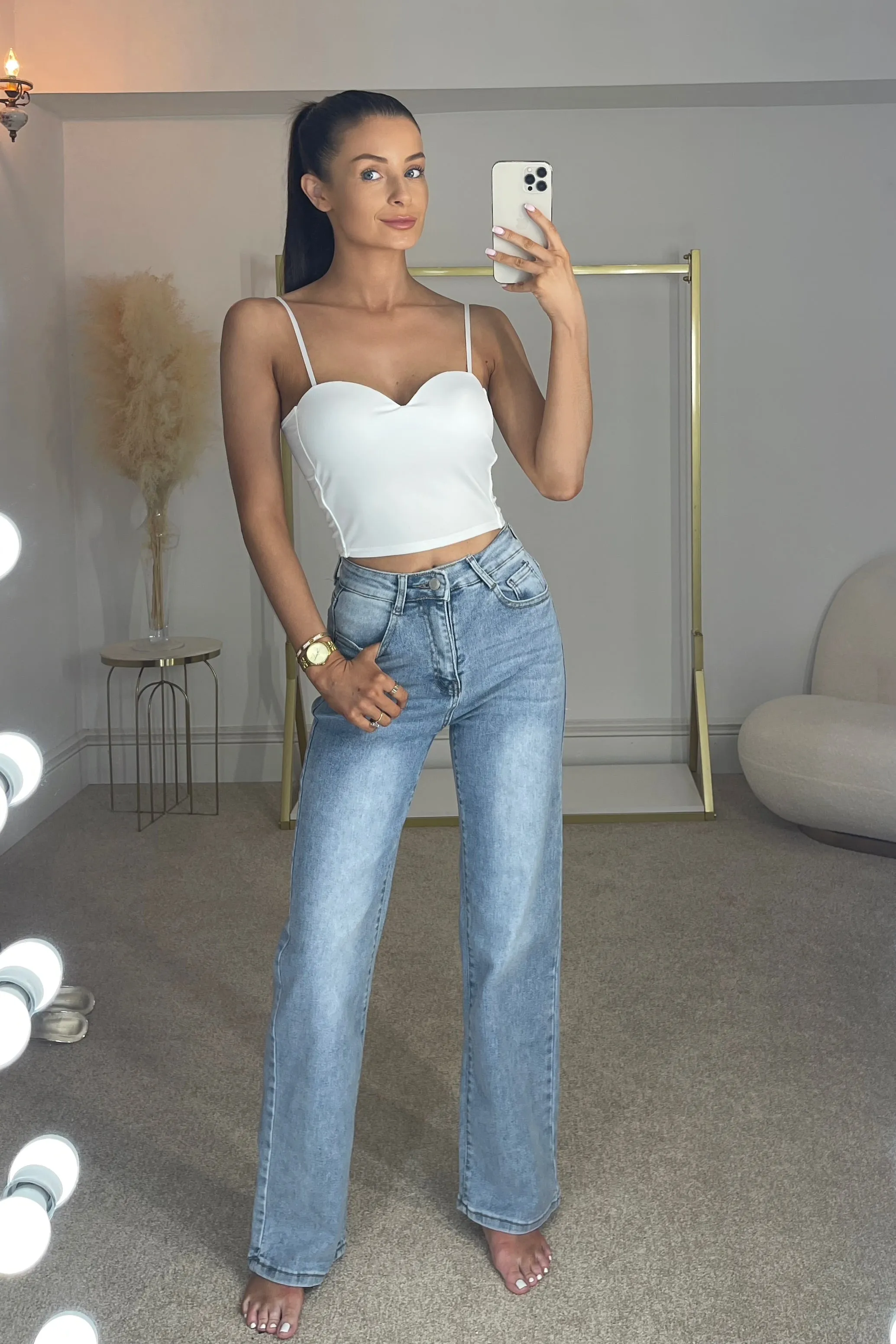 The DAISY Petite Jeans | Blue sold by Talliah Rose UK