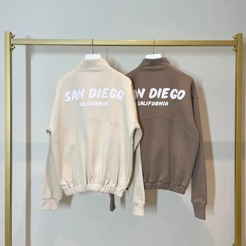 MYLA Premium San Diego Fleece Lined Bubble Slogan Sweatshirt sold by Talliah Rose UK