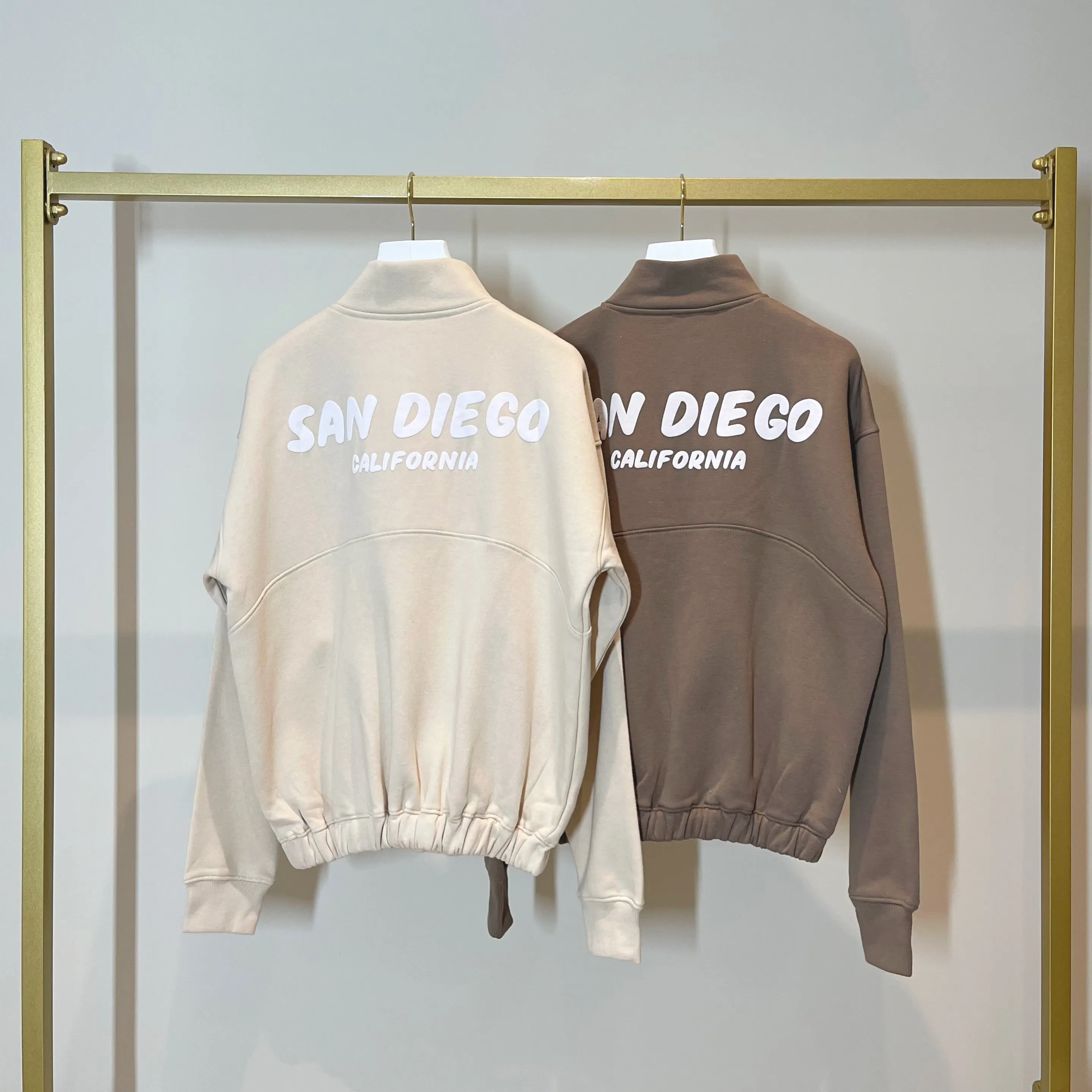 The MYLA Sweatshirt | Beige sold by Talliah Rose UK