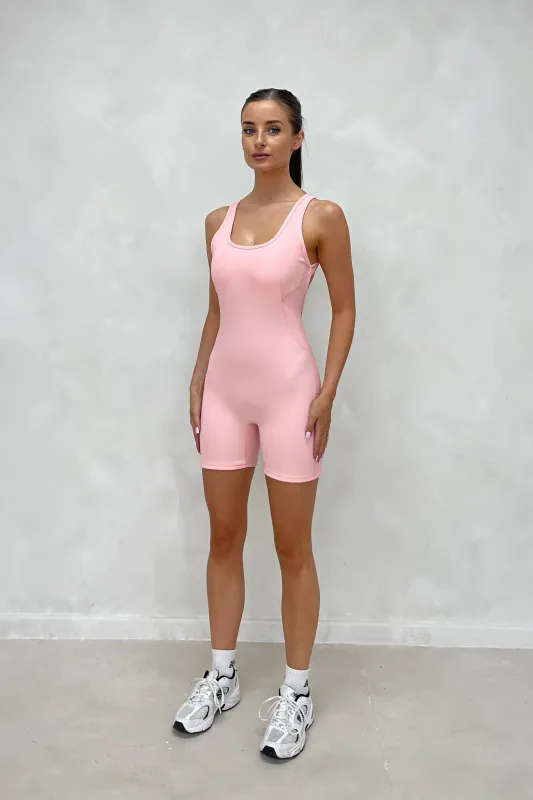 The DARBY Unitard | Pink sold by Talliah Rose UK