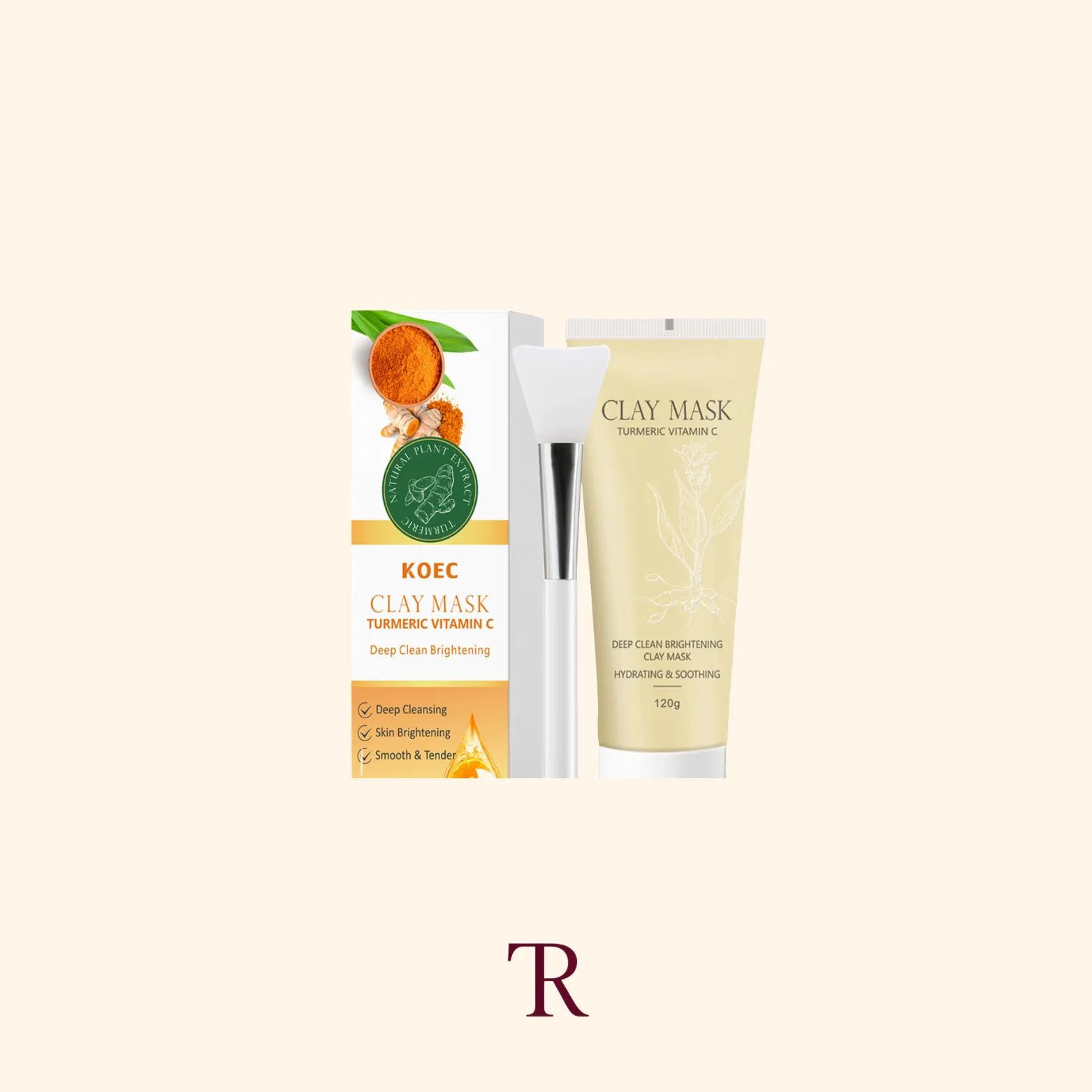 The KOEC Turmeric Clay Mask | 120g sold by Talliah Rose UK