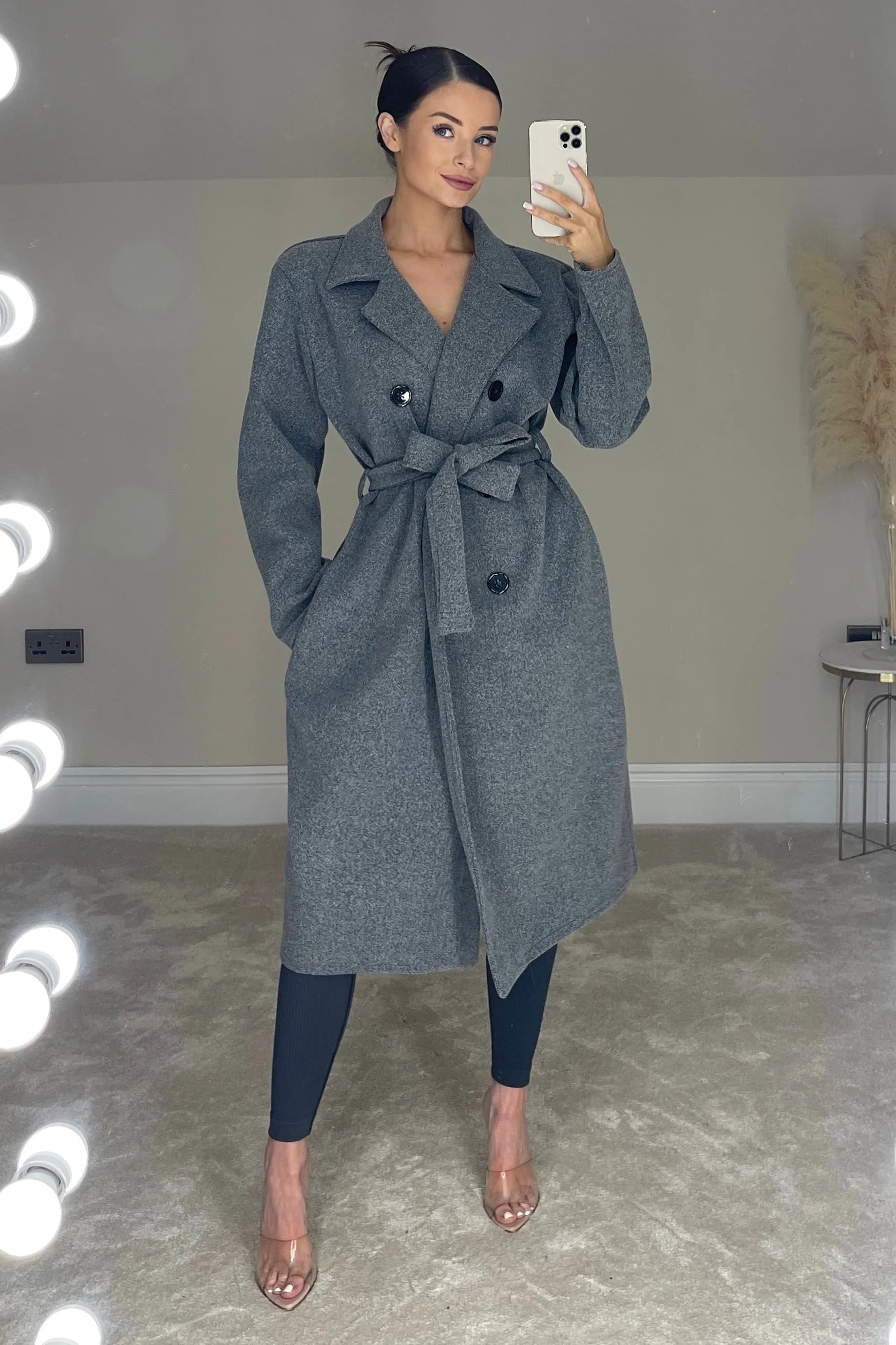 The ALICE Trench Coat | Slate Grey sold by Talliah Rose UK