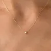 Diamond Pendant Necklace 14k Gold - Johanne sold by Linjer