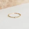 Diamond Beaded Ring 14k Gold - Natalie sold by Linjer