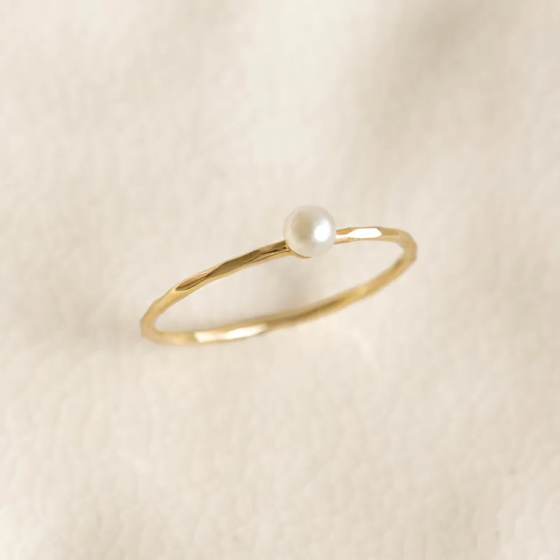 Pearl Ring 14k Gold - Arden made by Linjer