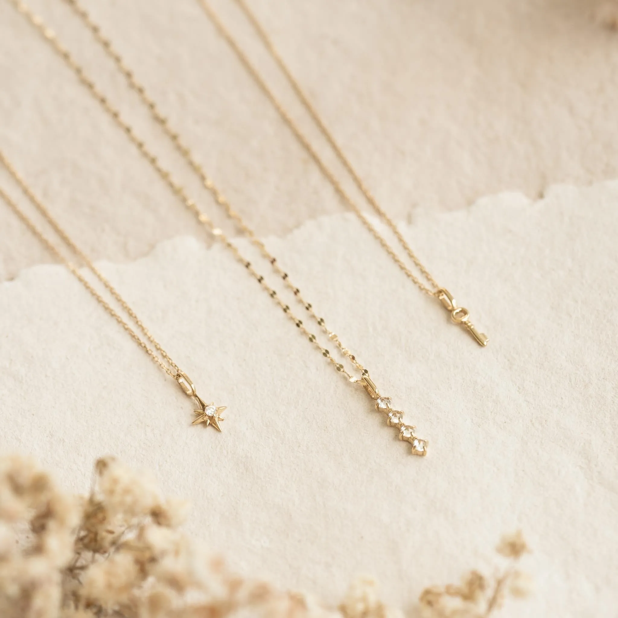 Diamond Drop Pendant 14k Gold sold by Linjer product image thumbnail 5