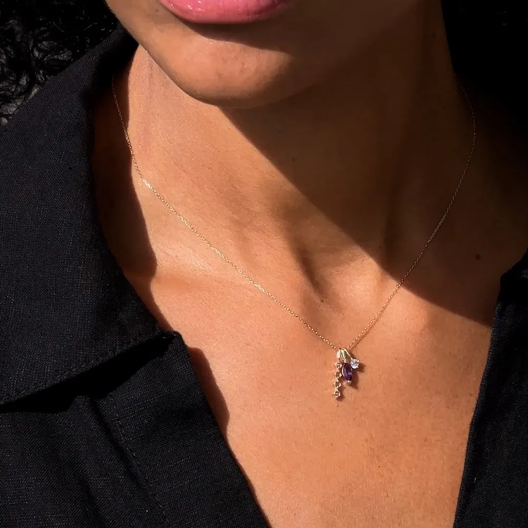 Diamond Drop Pendant 14k Gold sold by Linjer product image thumbnail 4