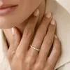 Graduated Diamond Ring 14k Gold - Giselle sold by Linjer