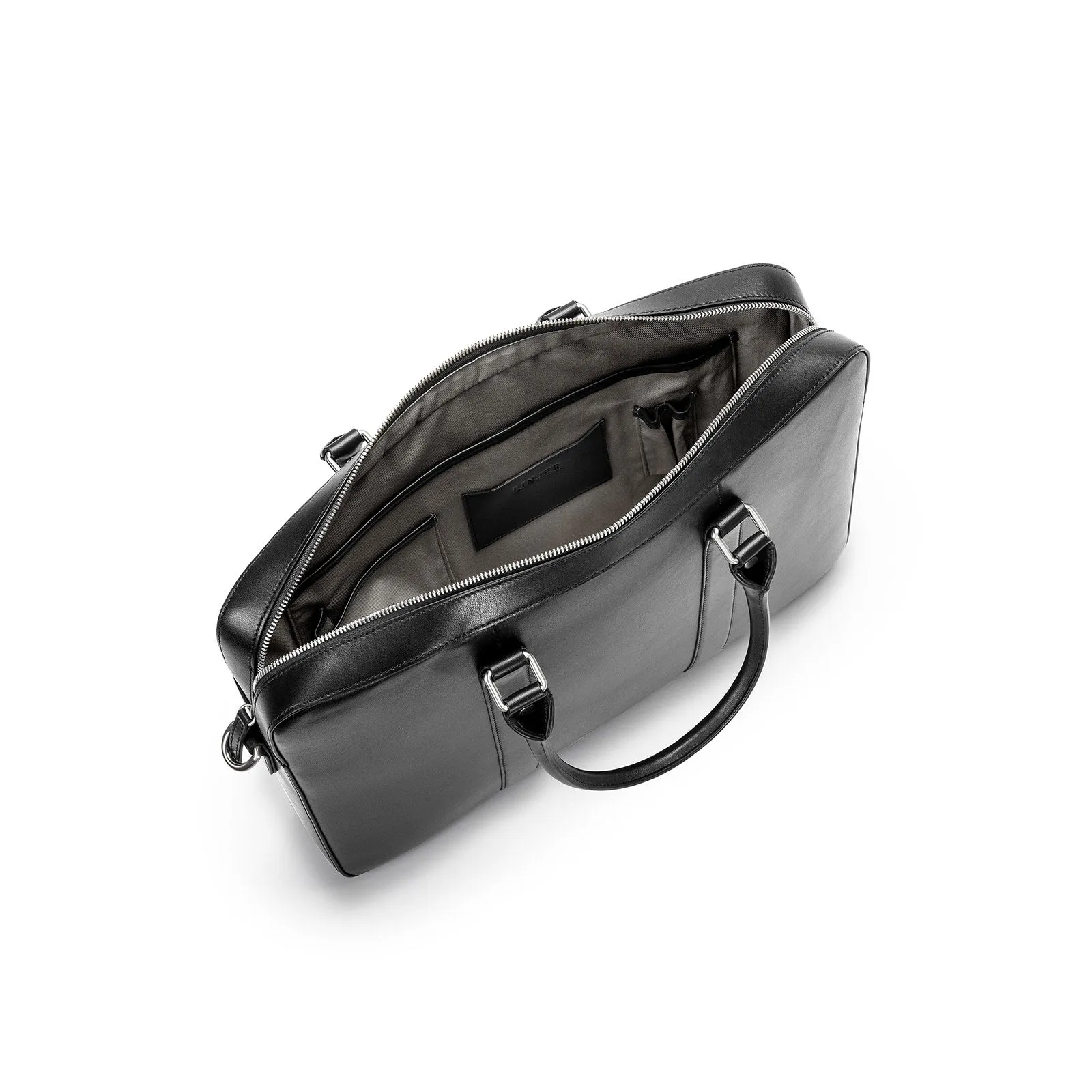 The Soft Briefcase - Black sold by Linjer product image thumbnail 5