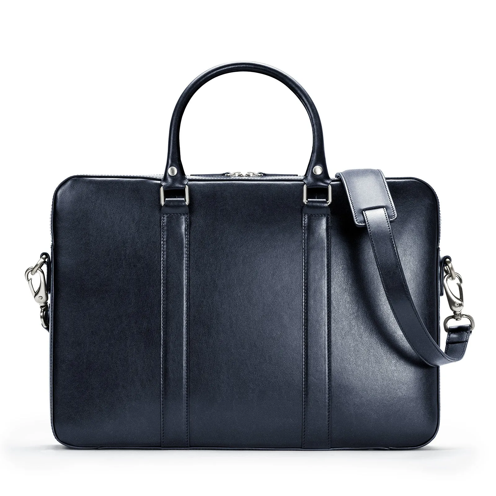 The Soft Briefcase - Navy sold by Linjer