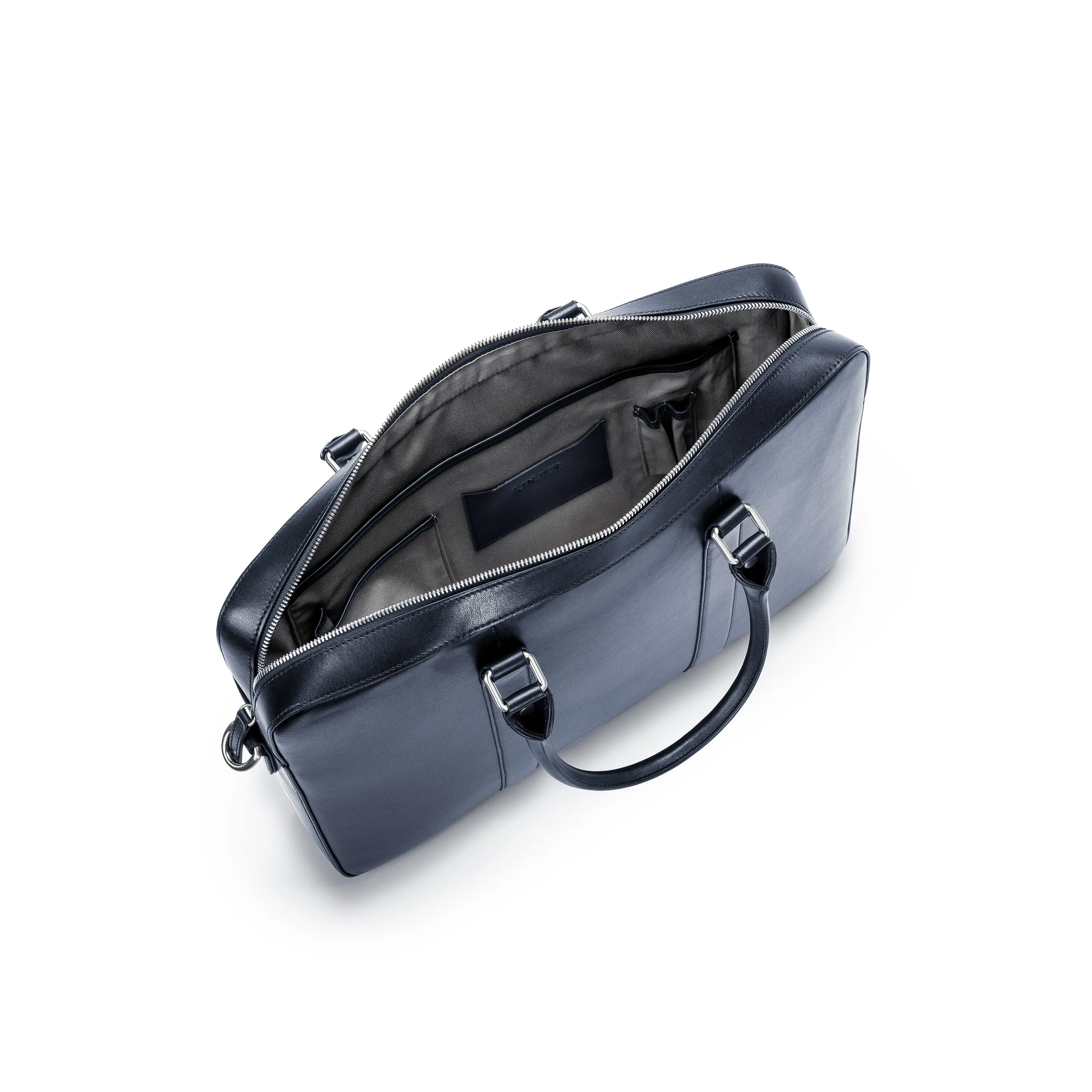 The Soft Briefcase - Navy sold by Linjer product image thumbnail 5