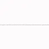 White Gold Cable Chain Necklace (16 inches) - Tyra sold by Linjer