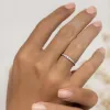Graduated Diamond Ring White Gold - Zoe sold by Linjer