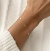 Bezel Set Diamond Bracelet 14k Gold - Vilda sold by Linjer