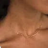 Mirror Chain Necklace 14k Gold - Mira sold by Linjer