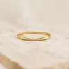 Gold Organic Bangle M/L - Aelia sold by Linjer