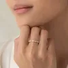 Marquise and Round Diamond Ring - Aurelia sold by Linjer