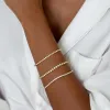 Diamond Tennis Bracelet 14k Yellow Gold (2.6 - 2.7 ct tw, 6.5 inches) sold by Linjer