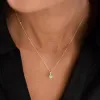 Four Leaf Clover Charm 14k Gold sold by Linjer