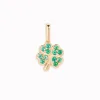 Four Leaf Clover Charm 14k Gold sold by Linjer