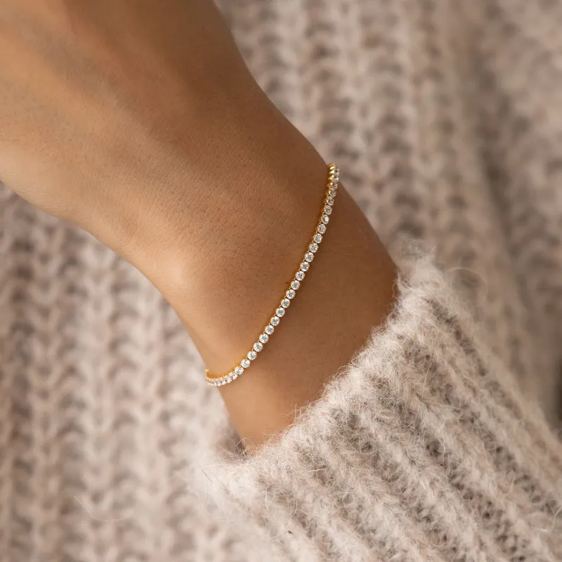 Tennis Bracelet - Audrey sold by Linjer