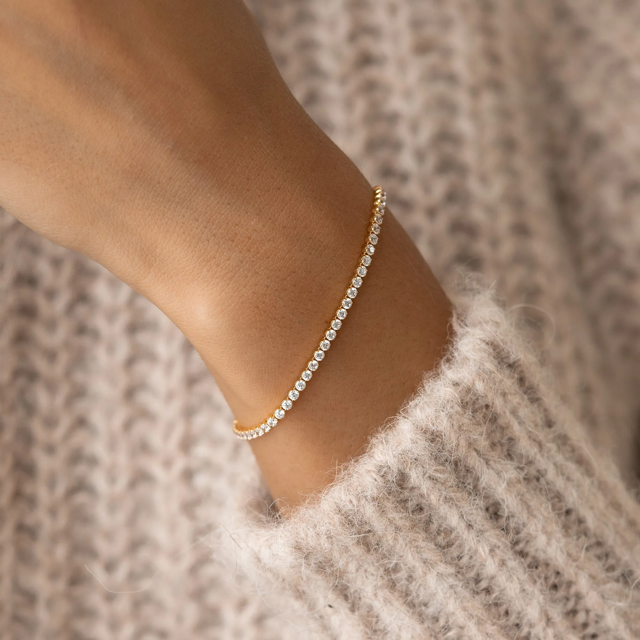 Tennis Bracelet - Audrey sold by Linjer