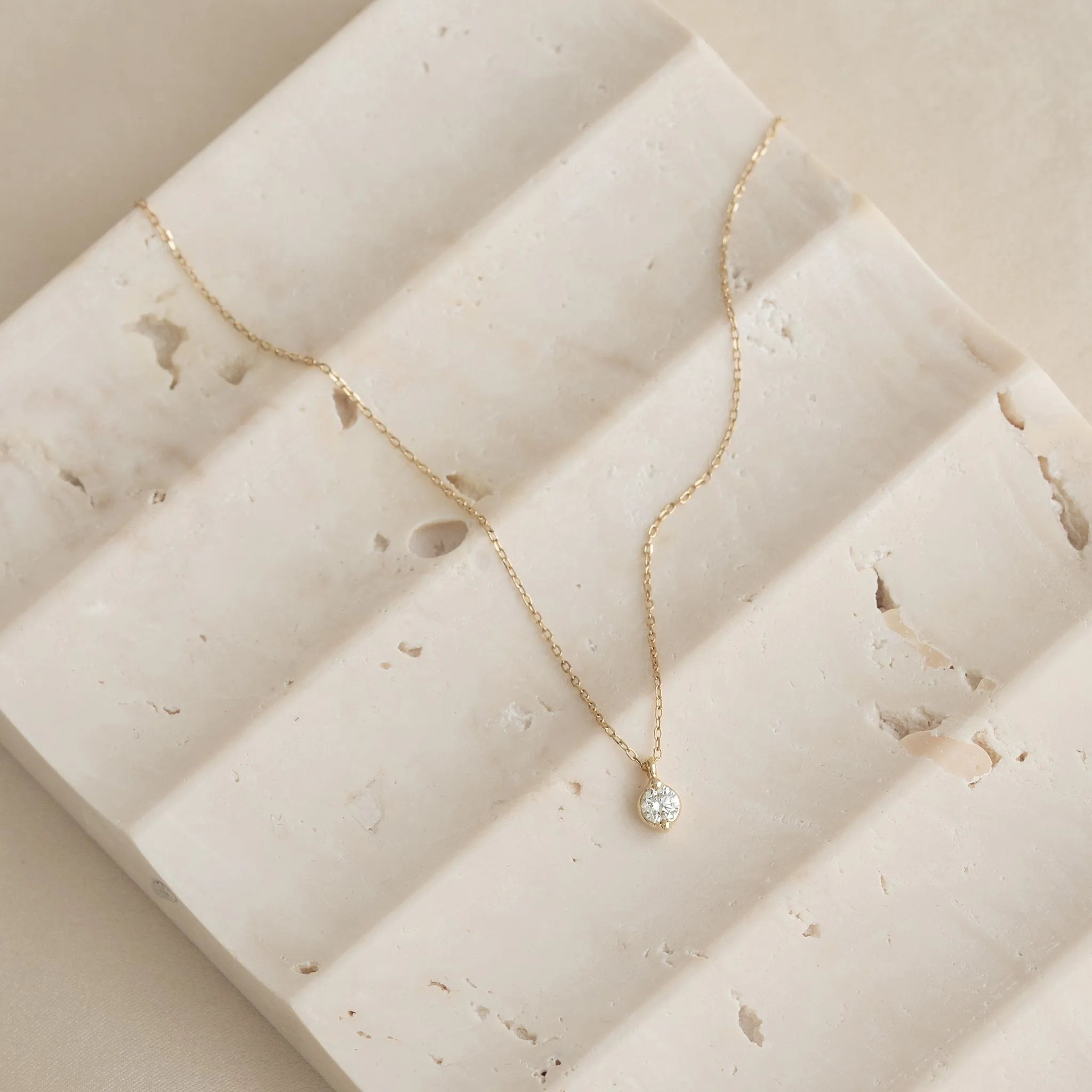 Diamond Pendant Necklace 14k Gold - Atiana sold by Linjer product image thumbnail 3