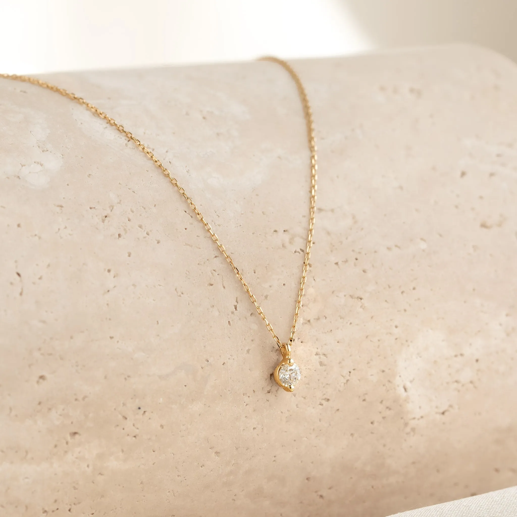 Diamond Pendant Necklace 14k Gold - Atiana sold by Linjer product image thumbnail 2