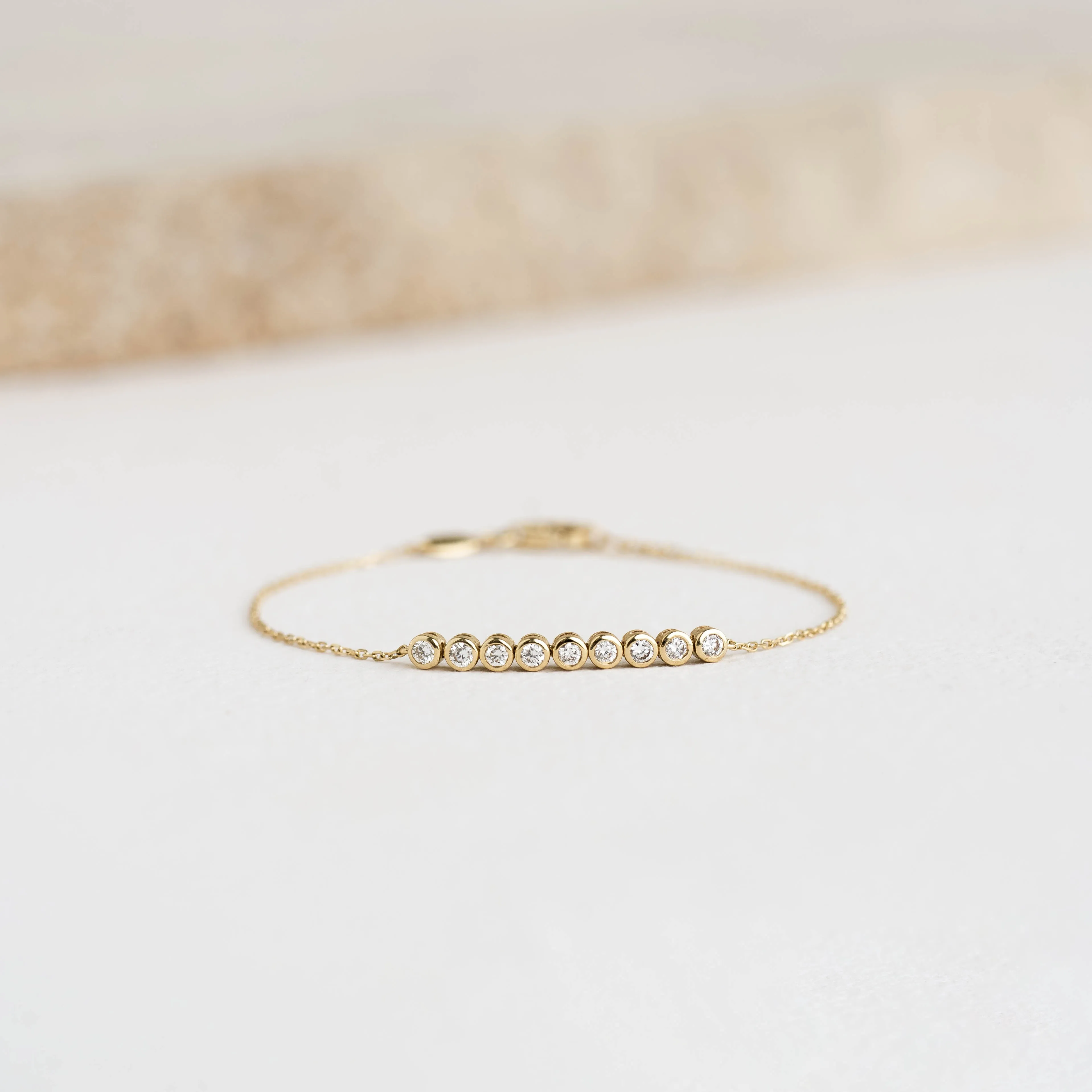 Diamond Bracelet 14k Gold - Maelie sold by Linjer