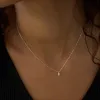 Marquise Diamond Necklace White Gold - Aletta sold by Linjer