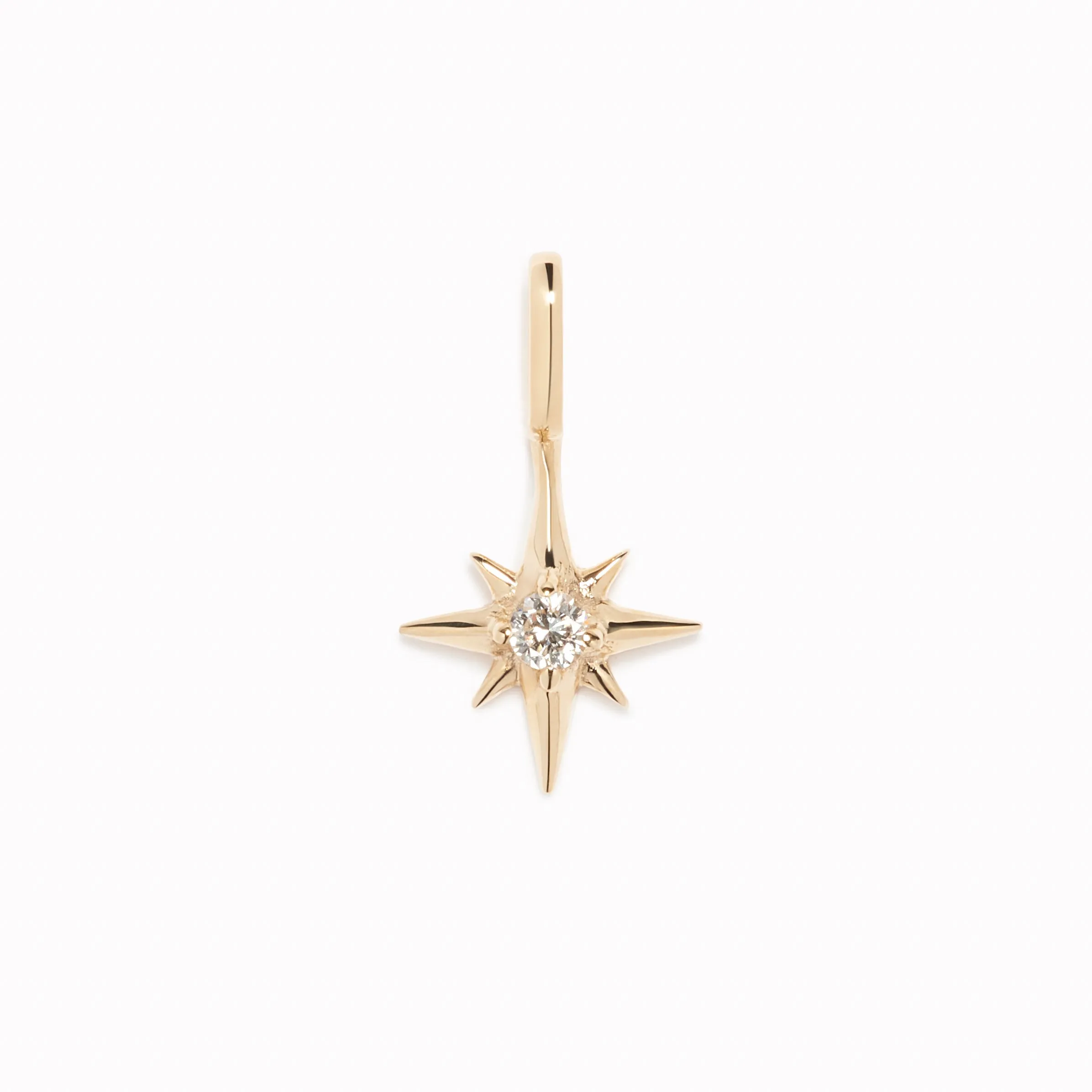 Diamond Star Charm 14k Gold sold by Linjer