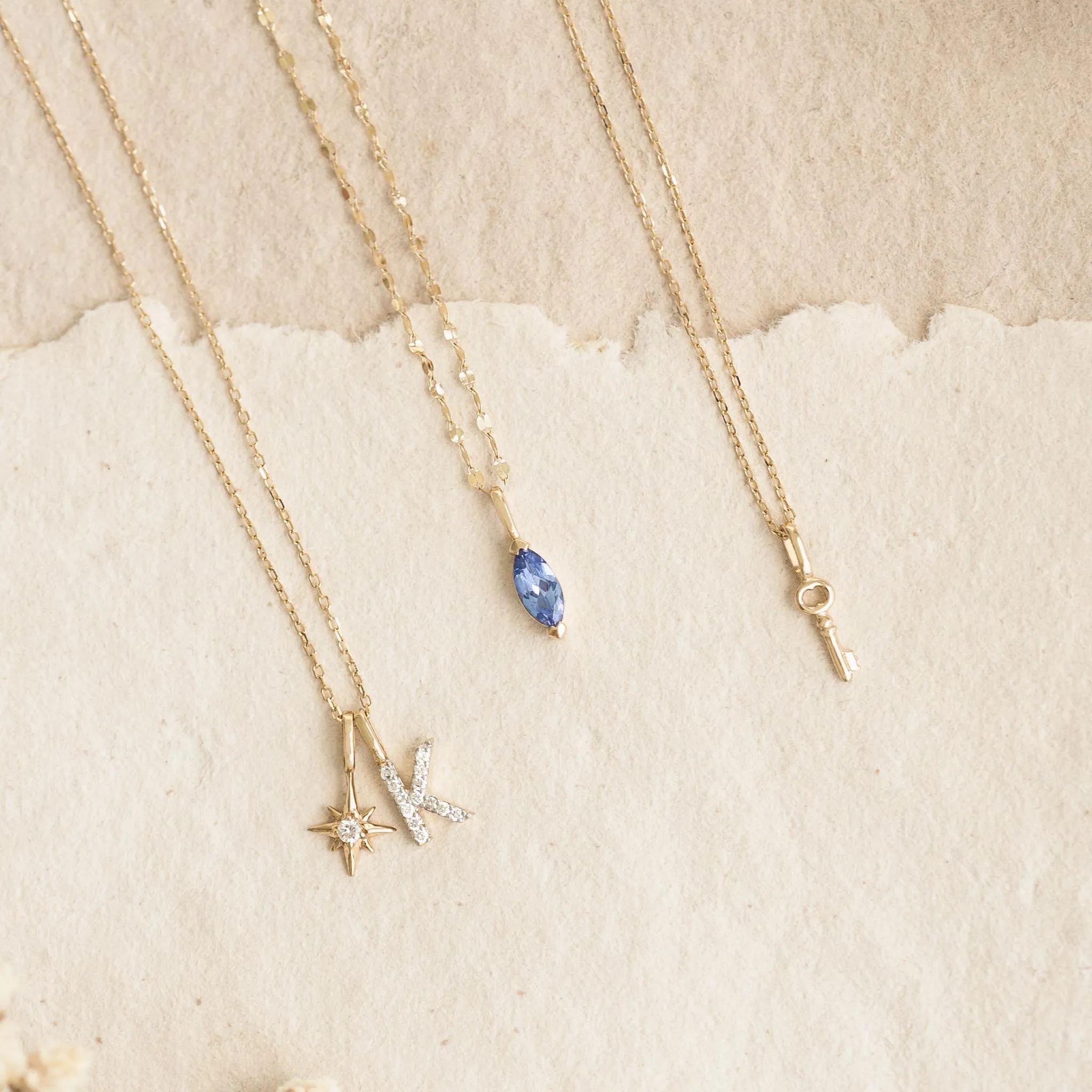 Diamond Star Charm 14k Gold sold by Linjer product image thumbnail 5