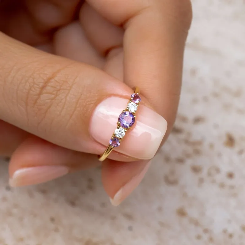 Amethyst Ring - Maya sold by Linjer