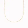 14k Gold Petal Chain Necklace - Fleur sold by Linjer