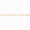 14k Gold Petal Chain Necklace - Fleur sold by Linjer
