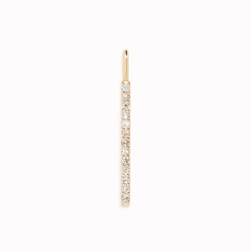 Diamond Line Pendant 14k Gold sold by Linjer