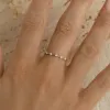 Five Stone Diamond Ring White Gold - Leoni sold by Linjer