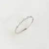Five Stone Diamond Ring White Gold - Leoni sold by Linjer