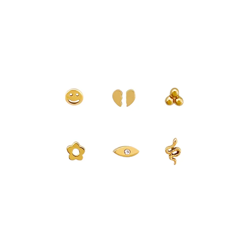 Symbol Stud Earrings sold by Sugar Blossom