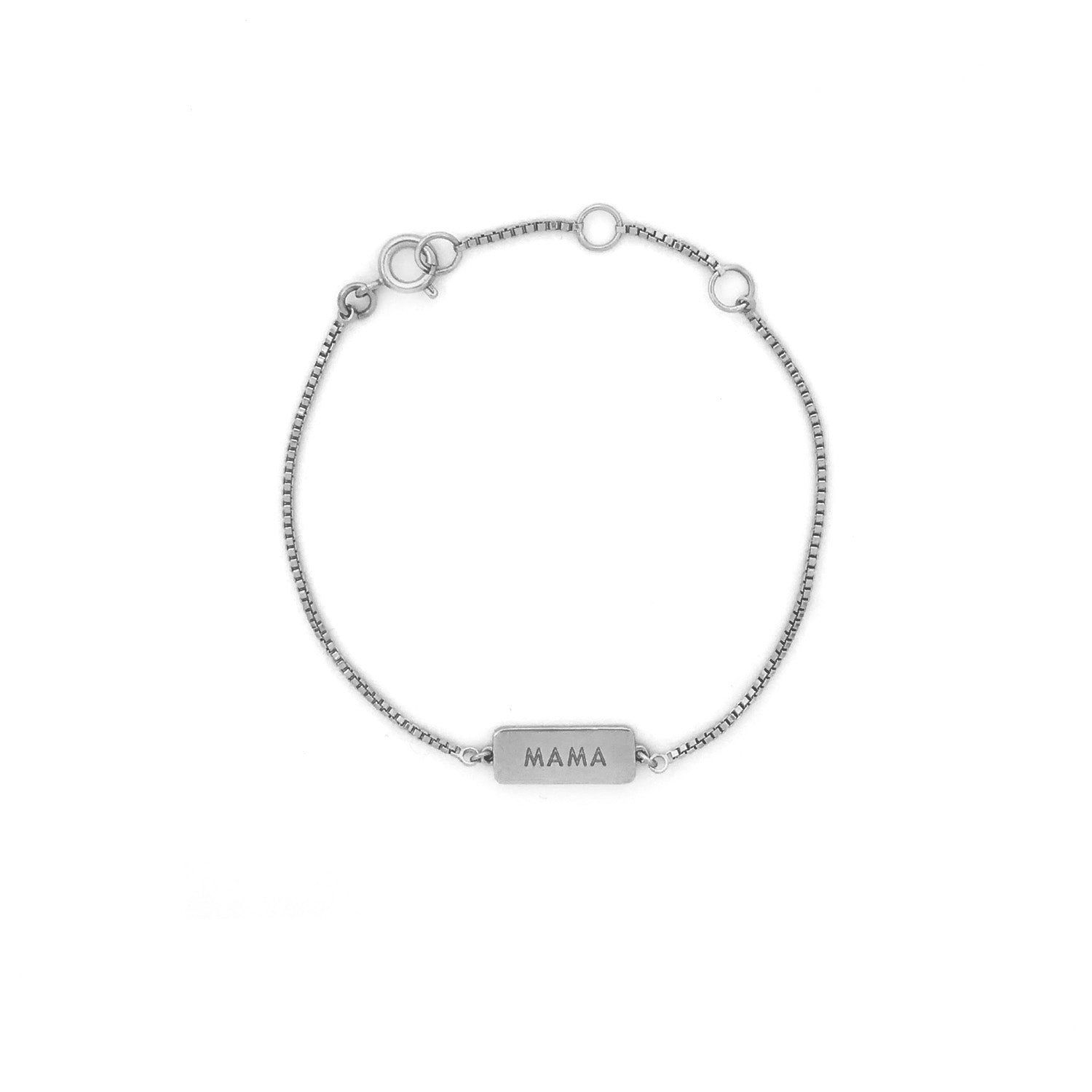 Little Mama Bracelet Silver sold by Sugar Blossom