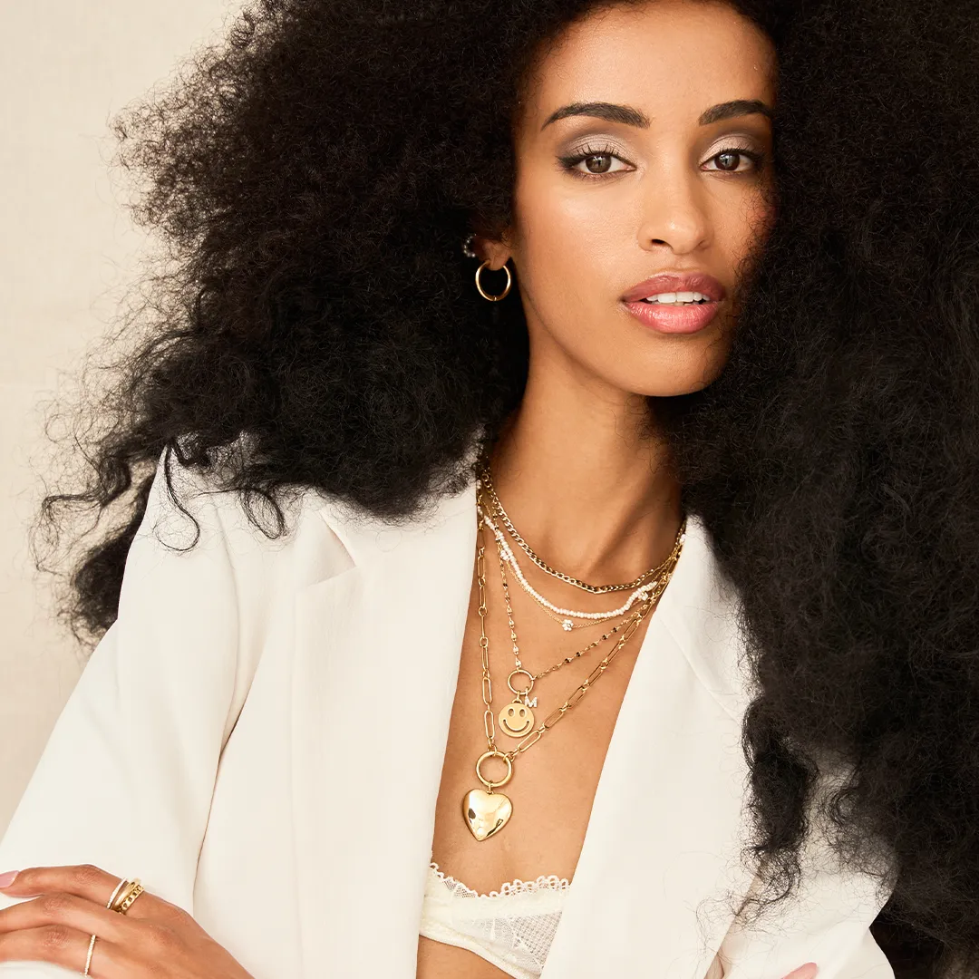 Pavé Letter Charms - Attached Bail sold by Sugar Blossom product image thumbnail 3