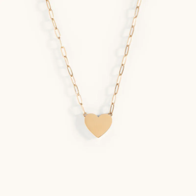 Engravable Heart Necklace sold by Sugar Blossom