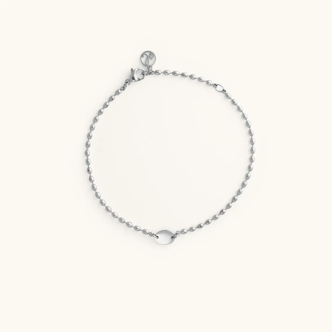 Engravable Oval Bracelet sold by Sugar Blossom product image thumbnail 5