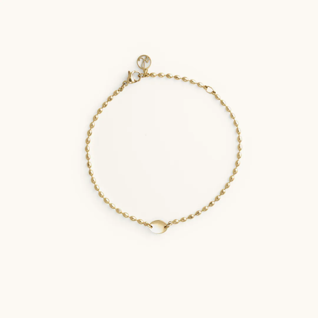 Engravable Oval Bracelet sold by Sugar Blossom product image thumbnail 3